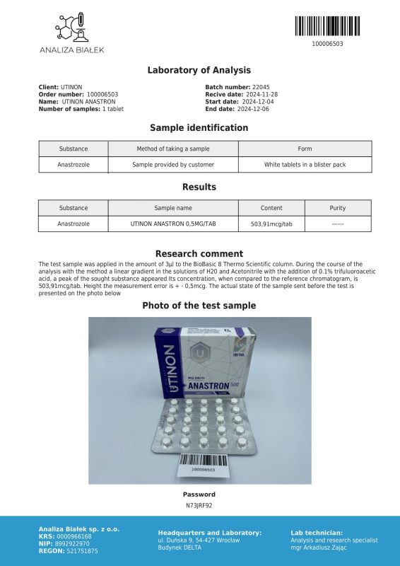 Anastron 500 Utinon